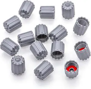 15PCS TPMS Tire Valve Stem Caps, Plastic Wheel Tire Valve Stem, with O-Ring Rubber Seal, Universal Tire Valve Stem Covers for Cars, SUV, Trucks, Bikes, Motorcycles, Bicycles(Gray) 15PCS TPMS Tire Valve Stem Caps, Plastic Wheel Tire Valve Stem, with O-Ring Rubber Seal, Universal Tire Valve Stem Covers for Cars, SUV, Trucks, Bikes, Motorcycles, Bicycles(Gray)