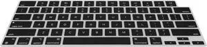 kwmobile Keyboard Cover Compatible with Apple MacBook Air 13.6 M2 (A2681) Touch ID Model - Keyboard Cover US English QWERTY - Black kwmobile Keyboard Cover Compatible with Apple MacBook Air 13.6 M2 (A2681) Touch ID Model - Keyboard Cover US English QWERTY - Black