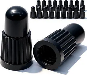 Black Presta Valve Caps (20 Pack) Dust & Air Stem Covers for MTB, Road Bike, Bicycle Fits French Valves, Lightweight Plastic Tubeless Tire Valve Caps Black Presta Valve Caps (20 Pack) Dust & Air Stem Covers for MTB, Road Bike, Bicycle Fits French Valves, Lightweight Plastic Tubeless Tire Valve Caps
