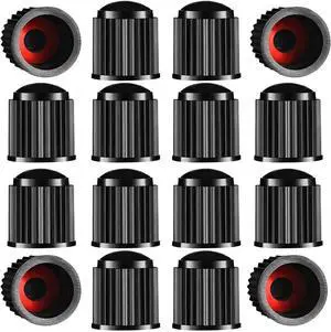 Tire Valve Stem Caps The Upgraded Version has a Sealing Ring for Car, Motorbike, Trucks, Bike, Bicycle Black (24) Tire Valve Stem Caps The Upgraded Version has a Sealing Ring for Car, Motorbike, Trucks, Bike, Bicycle Black (24)