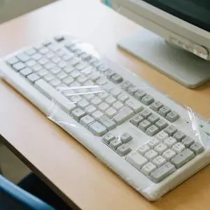 50Pcs Keyboard Cover - Disposable Keyboard Protector for Desktop Dustproof Waterproof for Office Schools Supplies 50Pcs Keyboard Cover - Disposable Keyboard Protector for Desktop Dustproof Waterproof for Office Schools Supplies