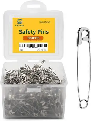 500Pcs Assorted, 1.5 Inch Rust-Resistant Steel Wire Silver Sewing Pins, Large for Clothes Crafts Use 500Pcs Assorted, 1.5 Inch Rust-Resistant Steel Wire Silver Sewing Pins, Large for Clothes Crafts Use