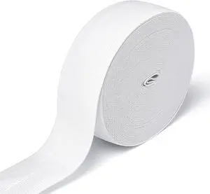 Airisoer Elastic Bands for Sewing 1.5 Inch x 12 Yards, White | Stretchable Knit Elastic Spool, Durable & Strong, for Waistbands, Pants, Clothes, DIY Crafts & Sewing, and Everyday Fixes Airisoer Elastic Bands for Sewing 1.5 Inch x 12 Yards, White | Stretchable Knit Elastic Spool, Durable & Strong, for Waistbands, Pants, Clothes, DIY Crafts & Sewing, and Everyday Fixes