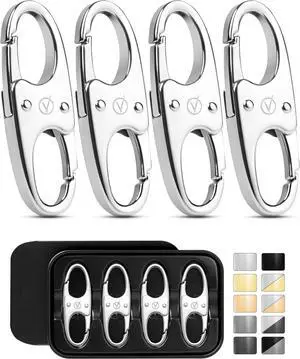 Vantamo Premium 4 Zipper Clips Anti Theft for Backpack, Luggage & Purse, Pull Replacement Zipper Locks, Purse Clip for Travel Vantamo Premium 4 Zipper Clips Anti Theft for Backpack, Luggage & Purse, Pull Replacement Zipper Locks, Purse Clip for Travel