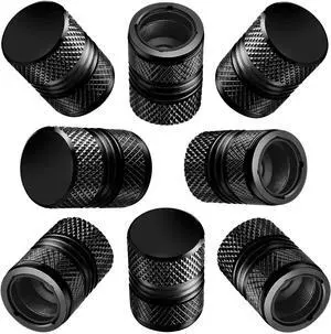 Tire Valve Stem Caps for Car Tires Air Caps Cover 8 Pack Corrosion Resistant Premium Alloy Leak-Proof Universal for SUV Truck Motorcycle Bike Black Tire Valve Stem Caps for Car Tires Air Caps Cover 8 Pack Corrosion Resistant Premium Alloy Leak-Proof Universal for SUV Truck Motorcycle Bike Black