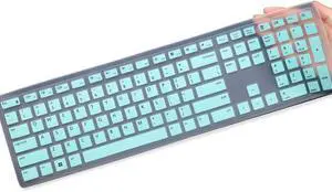Keyboard Cover for Dell Pro KM5221W KM7321W & Pro KB500 Keyboard, Dell Pro KM5221W Desktop Keyboard Cover Protector-Hotblue Keyboard Cover for Dell Pro KM5221W KM7321W & Pro KB500 Keyboard, Dell Pro KM5221W Desktop Keyboard Cover Protector-Hotblue