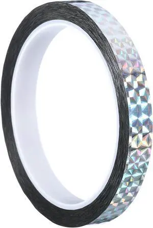 PATIKIL Prism Tape 0.5 Inch x 55 Yards, Holographic Metalized Reflective Adhesive for Detailing Accent Wall Decor Art, Silver PATIKIL Prism Tape 0.5 Inch x 55 Yards, Holographic Metalized Reflective Adhesive for Detailing Accent Wall Decor Art, Silver