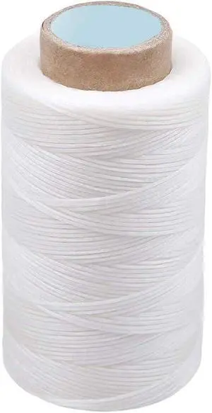 284Yards Leather Sewing Thread Waxed, Waxed Polyester Cord, Wax String | Waxed Thread for Bookbinding, Upholstery Thread Heavy Duty, Wax String for Leather Craft DIY/Bookbinding/Shoe Repairing 284Yards Leather Sewing Thread Waxed, Waxed Polyester Cord, Wax String | Waxed Thread for Bookbinding, Upholstery Thread Heavy Duty, Wax String for Leather Craft DIY/Bookbinding/Shoe Repairing