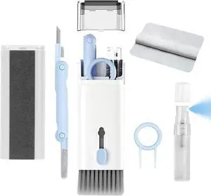 7 in 1 Electronic Cleaner kit - Keyboard Cleaner, Keyboard Cleaning Kit, Laptop Cleaner with Brush, Electronic Cleaner for Laptop/Phone/Computer/Screen (Give Away a Flannel Cloth) Blue 7 in 1 Electronic Cleaner kit - Keyboard Cleaner, Keyboard Cleaning Kit, Laptop Cleaner with Brush, Electronic Cleaner for Laptop/Phone/Computer/Screen (Give Away a Flannel Cloth) Blue