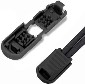 RJ-Sport Cord Ends, Elastic Shoe Lace End Clips | 12 PCS, Made of Premium Nylon, Ideal for Elastic Shoelace Locking Clamps Replacement RJ-Sport Cord Ends, Elastic Shoe Lace End Clips | 12 PCS, Made of Premium Nylon, Ideal for Elastic Shoelace Locking Clamps Replacement
