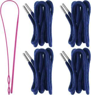 Jetec 4 Pack Drawstring Cords Replacement Drawstrings, Navy Blue | Aglets Pre-tipped with Easy Threader, Fits Sweatpants Shorts Jackets Hoodies Pants, Round Braided Drawstring Cord Replacement Jetec 4 Pack Drawstring Cords Replacement Drawstrings, Navy Blue | Aglets Pre-tipped with Easy Threader, Fits Sweatpants Shorts Jackets Hoodies Pants, Round Braided Drawstring Cord Replacement