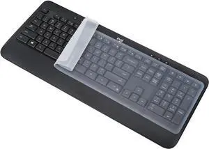 Universal Keyboard Cover Skin for Standard Size PC Computer Desktop Keyboard Ultra Thin Silicone Waterproof Dustproof Keyboard Cover Skin Protector, Clear (Size: 17.7" x 5.5") Universal Keyboard Cover Skin for Standard Size PC Computer Desktop Keyboard Ultra Thin Silicone Waterproof Dustproof Keyboard Cover Skin Protector, Clear (Size: 17.7" x 5.5")