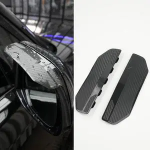 2PCS Universal Snap-On Side Mirror Rain Guards | Car Mirror Rain Visor Eyebrow Cover, Carbon Fiber Waterproof Protector for SUV, Truck, RV, Vehicle Accessories 2PCS Universal Snap-On Side Mirror Rain Guards | Car Mirror Rain Visor Eyebrow Cover, Carbon Fiber Waterproof Protector for SUV, Truck, RV, Vehicle Accessories