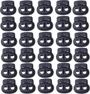 J.CARP Plastic Cord Locks End Spring Toggle Stopper, Elastic Cord Adjuster J.CARP Plastic Cord Locks End Spring Toggle Stopper, Elastic Cord Adjuster
