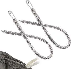 2 PCS Spring Drawstring Needle Threader,DIY Rope Threader Clip,Drawstrings Replacement with Easy Threaders,Drawstring Threader Tool Set,for Drawstring Replacement for Hoodies,Pants 2 PCS Spring Drawstring Needle Threader,DIY Rope Threader Clip,Drawstrings Replacement with Easy Threaders,Drawstring Threader Tool Set,for Drawstring Replacement for Hoodies,Pants