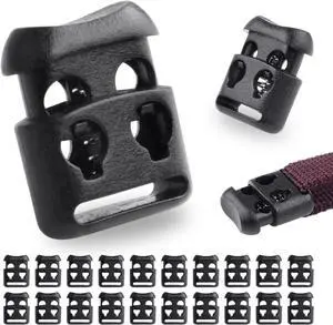 CooBigo Plastic Cord Locks for Paracord Drawstring Clip, Spring Toggle Cord Stopper Sweatpant Hat Gloves Hoodie String Lock CooBigo Plastic Cord Locks for Paracord Drawstring Clip, Spring Toggle Cord Stopper Sweatpant Hat Gloves Hoodie String Lock
