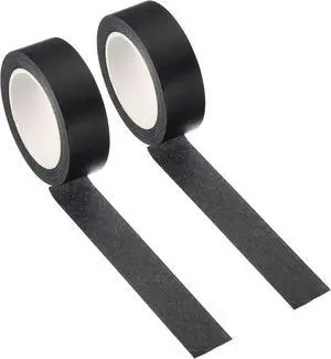 PATIKIL Holographic Washi Tape 0.59 Inch x 10.93 Yards, 2 Roll Self Adhesive Masking Sticker for DIY Art Craft Wrapping Decoration, Black PATIKIL Holographic Washi Tape 0.59 Inch x 10.93 Yards, 2 Roll Self Adhesive Masking Sticker for DIY Art Craft Wrapping Decoration, Black