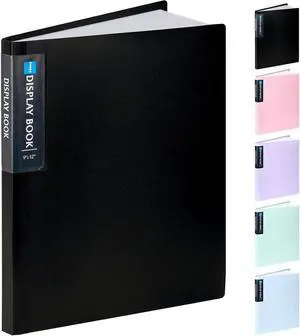 Sooez Art Portfolio 9"x12", 40 Pockets Large Display Folder with 80 Pages | Heavy Duty Presentation Book with Clear Sheet Protectors for Artwork Document Organizer Binder Sooez Art Portfolio 9"x12", 40 Pockets Large Display Folder with 80 Pages | Heavy Duty Presentation Book with Clear Sheet Protectors for Artwork Document Organizer Binder