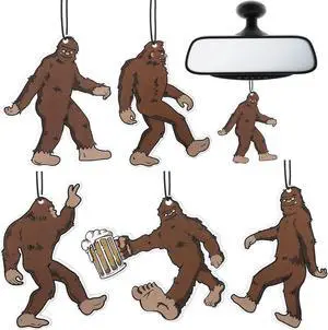 Frienda 5 Pieces Funny Sasquatch Car Freshener Air Bigfoot Gift | Bigfoot Car Accessories Hilarious Sasquatch with 5 Style Design Decor for Christmas Birthday Gifts Stocking Stuffer Women Men Frienda 5 Pieces Funny Sasquatch Car Freshener Air Bigfoot Gift | Bigfoot Car Accessories Hilarious Sasquatch with 5 Style Design Decor for Christmas Birthday Gifts Stocking Stuffer Women Men