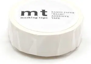 Kamoi mt Masking Tape MT01P208R Matte White | Seal Masking Tape Kamoi mt Masking Tape MT01P208R Matte White | Seal Masking Tape