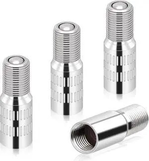 4 Pcs Valve Caps Stem Extension 27mm Tire Valve Extenders Brass Tire Stem Extension Wheel Tire Cap Extender Adapter for Car Motorcycle Truck 4 Pcs Valve Caps Stem Extension 27mm Tire Valve Extenders Brass Tire Stem Extension Wheel Tire Cap Extender Adapter for Car Motorcycle Truck