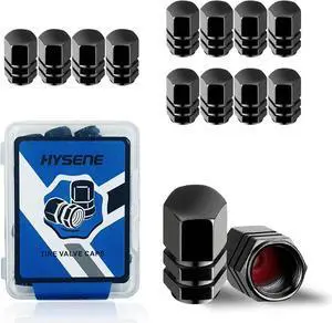 12 Pcs Tire Valve Caps, Aluminum Valve Stem Caps, Hexagon Tire Cap with O Rubber Seal, Universal Tire Valve Stem Caps for Cars, Truck, SUV, Motorcycle, Bicycle Accessories (Red Inner Circle) (12) 12 Pcs Tire Valve Caps, Aluminum Valve Stem Caps, Hexagon Tire Cap with O Rubber Seal, Universal Tire Valve Stem Caps for Cars, Truck, SUV, Motorcycle, Bicycle Accessories (Red Inner Circle) (12)