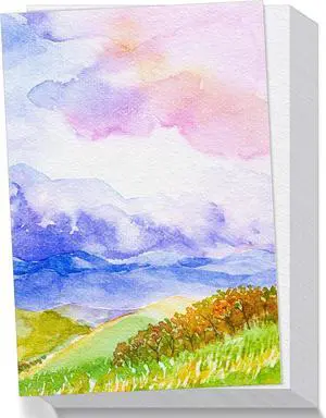 64 Sheets Watercolor Paper Bluk, 140lb/300GSM Cold Press Water Color Paper 5 x 7 Inch, Small Off-White Watercolor Drawing Paint Paper for Art Drawing Wedding Cards Supplies 64 Sheets Watercolor Paper Bluk, 140lb/300GSM Cold Press Water Color Paper 5 x 7 Inch, Small Off-White Watercolor Drawing Paint Paper for Art Drawing Wedding Cards Supplies