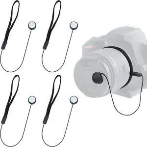 5 Pcs Camera Lens Cap Keeper, Elastic Lens Cover Leash | Lens Cap Holder for Ca-NonNi-konSo-nyFu-jifilmO-lympusPa-nasonic & Others SLR DSRL Mirrorless Lenses 5 Pcs Camera Lens Cap Keeper, Elastic Lens Cover Leash | Lens Cap Holder for Ca-NonNi-konSo-nyFu-jifilmO-lympusPa-nasonic & Others SLR DSRL Mirrorless Lenses