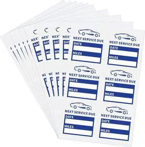 Hybsk 60pcs Clear Oil Change Stickers for Windshield Service Reminder Labels 2"x2" Next Service Due Oil Change Stickers Hybsk 60pcs Clear Oil Change Stickers for Windshield Service Reminder Labels 2"x2" Next Service Due Oil Change Stickers