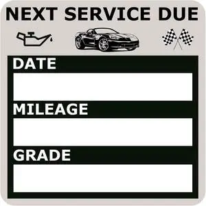 Oil Change Stickers, Static Cling Reminder Sticker, 120 Count, 2x2 in | Oil Change Stickers for Windshield, No Residue Clear Next Service Due Maintenance Labels for Car Auto Vehicle Window Decals Oil Change Stickers, Static Cling Reminder Sticker, 120 Count, 2x2 in | Oil Change Stickers for Windshield, No Residue Clear Next Service Due Maintenance Labels for Car Auto Vehicle Window Decals