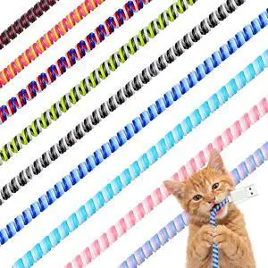 Friends 10 Pcs Cord Protectors from Pets No Chew 43.3",Classic Colors | Spiral Cable Protector, Phone Charger Cover, Data Cable Protective Sleeve Chew Proof, USB Wire Cover Stylish, Cat Dog Rabbit Friends 10 Pcs Cord Protectors from Pets No Chew 43.3",Classic Colors | Spiral Cable Protector, Phone Charger Cover, Data Cable Protective Sleeve Chew Proof, USB Wire Cover Stylish, Cat Dog Rabbit