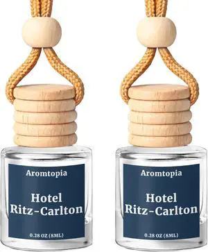 Car Air Fresheners, Hanging Car Fragrance Diffuser, Aromtopia Elegant Hotel-Inspired Scent, Car Odor Eliminator, Long-Lasting, Car Accessories Gift for Women & Men Gift (Hotel Ritz-Carlton), Pack of 2 Car Air Fresheners, Hanging Car Fragrance Diffuser, Aromtopia Elegant Hotel-Inspired Scent, Car Odor Eliminator, Long-Lasting, Car Accessories Gift for Women & Men Gift (Hotel Ritz-Carlton), Pack of 2