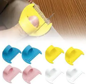 Edge Stitch Lock & Sewing Gauge Set (8-Pack) - 4 Colors, 3mm & 4mm Templates for Quilting, Hemming, Sewing Straight - Includes Needle & Seam Guide Ruler for Hand/Machine Sewing Edge Stitch Lock & Sewing Gauge Set (8-Pack) - 4 Colors, 3mm & 4mm Templates for Quilting, Hemming, Sewing Straight - Includes Needle & Seam Guide Ruler for Hand/Machine Sewing