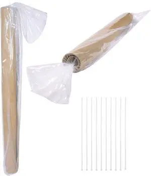 Jumbo Rug Storage Bags - Large Clear Plastic Bags with Nylon Cable Zip Ties for Indoor/Outdoor Carpet Moving or Storage (2 Pieces, Fit 6 x 9 Feet) Jumbo Rug Storage Bags - Large Clear Plastic Bags with Nylon Cable Zip Ties for Indoor/Outdoor Carpet Moving or Storage (2 Pieces, Fit 6 x 9 Feet)