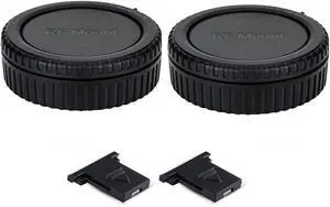 2-Pack RF Mount Body Cap & Rear Lens Cover Kit for Canon Cameras & Lenses | for Canon EOS R100 R50 R50V R50 V R10 R8 R7 R6 Mark V III II R5 R3 R1 R RP Mirrorless Cameras & RF Mount Lenses 2-Pack RF Mount Body Cap & Rear Lens Cover Kit for Canon Cameras & Lenses | for Canon EOS R100 R50 R50V R50 V R10 R8 R7 R6 Mark V III II R5 R3 R1 R RP Mirrorless Cameras & RF Mount Lenses