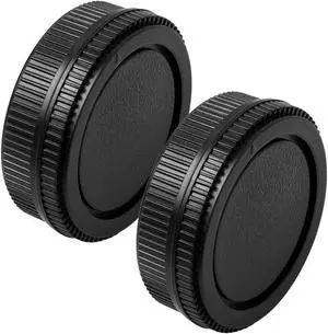Camera Body Cap and Lens Rear Cap Cover Replacement Set for Olympus OM Mount Cameras and Lens,2 Sets Camera Body Cap and Lens Rear Cap Cover Replacement Set for Olympus OM Mount Cameras and Lens,2 Sets