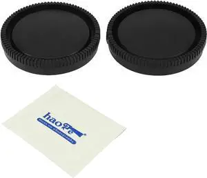 Haoge Camera Body Cap and Rear Lens Cap Cover Kit for Sony E NEX Mount Camera Lens Such as a5100 a6000 a6100 a6400 a6500 a6600 A7 A7R A7S A7II A7RII A7SII A7III A7RIII A7RIV A9 A9II FS5 FS7 VG30 Haoge Camera Body Cap and Rear Lens Cap Cover Kit for Sony E NEX Mount Camera Lens Such as a5100 a6000 a6100 a6400 a6500 a6600 A7 A7R A7S A7II A7RII A7SII A7III A7RIII A7RIV A9 A9II FS5 FS7 VG30