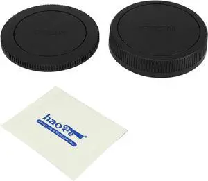 Haoge Camera Body Cap and Rear Lens Cap Cover Kit for Canon EOS-M EOSM EF-M EFM Mount Camera Lens Such as EOS M M3 M5 M6 M6 Mark II M10 M50 M100 M200 Haoge Camera Body Cap and Rear Lens Cap Cover Kit for Canon EOS-M EOSM EF-M EFM Mount Camera Lens Such as EOS M M3 M5 M6 M6 Mark II M10 M50 M100 M200