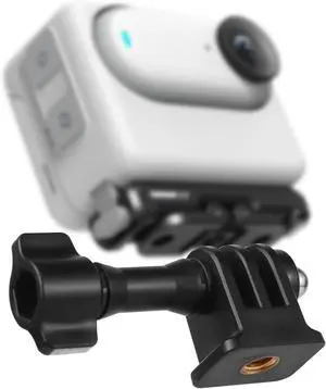 PEUTIER 3-Prong to 1/4" Adapter for Insta360, Compatible with Insta360 Panoramic Sports Cameras and 1/4" Interfaces PEUTIER 3-Prong to 1/4" Adapter for Insta360, Compatible with Insta360 Panoramic Sports Cameras and 1/4" Interfaces