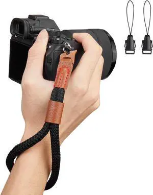 Camera Strap Soft Black Hand Wrist Strap with Quick Release Buckles | Adjustable Vintage Neck Shoulder Carrying Soft Wrist Straps for Phone DSLR SLR Most Digital Cameras Binoculars Camera Strap Soft Black Hand Wrist Strap with Quick Release Buckles | Adjustable Vintage Neck Shoulder Carrying Soft Wrist Straps for Phone DSLR SLR Most Digital Cameras Binoculars