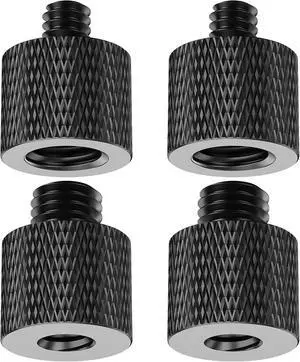 3/8 to 1/4 Camera Screw Adapter Thread 4 Pcs 1/4 Female to 3/8 Male and 3/8 Female to 1/4 Male Camera Tripod Adapter for Camera Monitor Tripod Mic Mount Microphone Stand 3/8 to 1/4 Camera Screw Adapter Thread 4 Pcs 1/4 Female to 3/8 Male and 3/8 Female to 1/4 Male Camera Tripod Adapter for Camera Monitor Tripod Mic Mount Microphone Stand