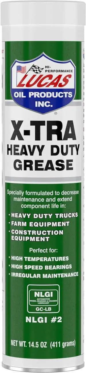 Lucas Oil 14.5 Ounce 10301 Heavy Duty Grease, 14.5 oz,Green Lucas Oil 14.5 Ounce 10301 Heavy Duty Grease, 14.5 oz,Green