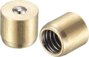 uxcell Brass Push Button Grease Oil Cup 8x8mm Ball Oiler for Lubrication System 10Pcs uxcell Brass Push Button Grease Oil Cup 8x8mm Ball Oiler for Lubrication System 10Pcs