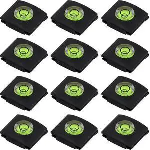 Set of 12 Hot Shoe Covers, SENHAI Camera Flashlight Hotshoe Cover of Bubble Spirit Level for Canon Nikon Panasonic Fujifilm Olympus Sigma PENTAX DSLR SLR Set of 12 Hot Shoe Covers, SENHAI Camera Flashlight Hotshoe Cover of Bubble Spirit Level for Canon Nikon Panasonic Fujifilm Olympus Sigma PENTAX DSLR SLR