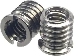 Stainless Steel 1/4"-20 Female to 3/8"-16 Male Convert Screw Adapter (2pcs, 10.5mm) Stainless Steel 1/4"-20 Female to 3/8"-16 Male Convert Screw Adapter (2pcs, 10.5mm)