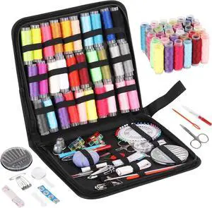 acDesign Sewing Kit for Adults, 131pcs Portable Hand Needle and Thread Kit for Sewing, Essential Sewing Supplies and Accessories for Adults, Beginner, Home, Travel acDesign Sewing Kit for Adults, 131pcs Portable Hand Needle and Thread Kit for Sewing, Essential Sewing Supplies and Accessories for Adults, Beginner, Home, Travel