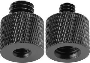 1/4 to 3/8 & 3/8 to 1/4 Camera Tripod Adapter - Male to Female Screw for Camera, Mount, Monitor 1/4 to 3/8 & 3/8 to 1/4 Camera Tripod Adapter - Male to Female Screw for Camera, Mount, Monitor
