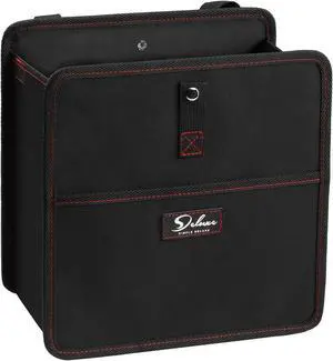Simple Deluxe Car Trash Can with Storage Pockets, Multipurpose Car Garbage Bin with Adjustable Straps, Hanging for Headrest, Foldable and Portable Organizer, 3 Gallon, Black Simple Deluxe Car Trash Can with Storage Pockets, Multipurpose Car Garbage Bin with Adjustable Straps, Hanging for Headrest, Foldable and Portable Organizer, 3 Gallon, Black
