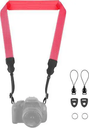FIEIL Neck Strap Silicone Camera Straps - Padded Camera Strap, 1.5" Wide Adjustable Nylon Shoulder Strap - Compatible with Canon, Nikon, Sony, and More DSLR and Mirrorless Cameras (Fuchsia) FIEIL Neck Strap Silicone Camera Straps - Padded Camera Strap, 1.5" Wide Adjustable Nylon Shoulder Strap - Compatible with Canon, Nikon, Sony, and More DSLR and Mirrorless Cameras (Fuchsia)