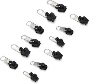 12Pcs Black Universal Fix Zipper Repair Kit Replacement Zip Slider Teeth Zippers Resistant Design Arts, Crafts and Sewing, Fasteners, Sewing Notions and Supplies, Zipper Repair Kit 12Pcs Black Universal Fix Zipper Repair Kit Replacement Zip Slider Teeth Zippers Resistant Design Arts, Crafts and Sewing, Fasteners, Sewing Notions and Supplies, Zipper Repair Kit